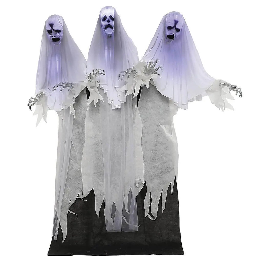 Animated Prop Haunting Ghost Trio, 6.5ft