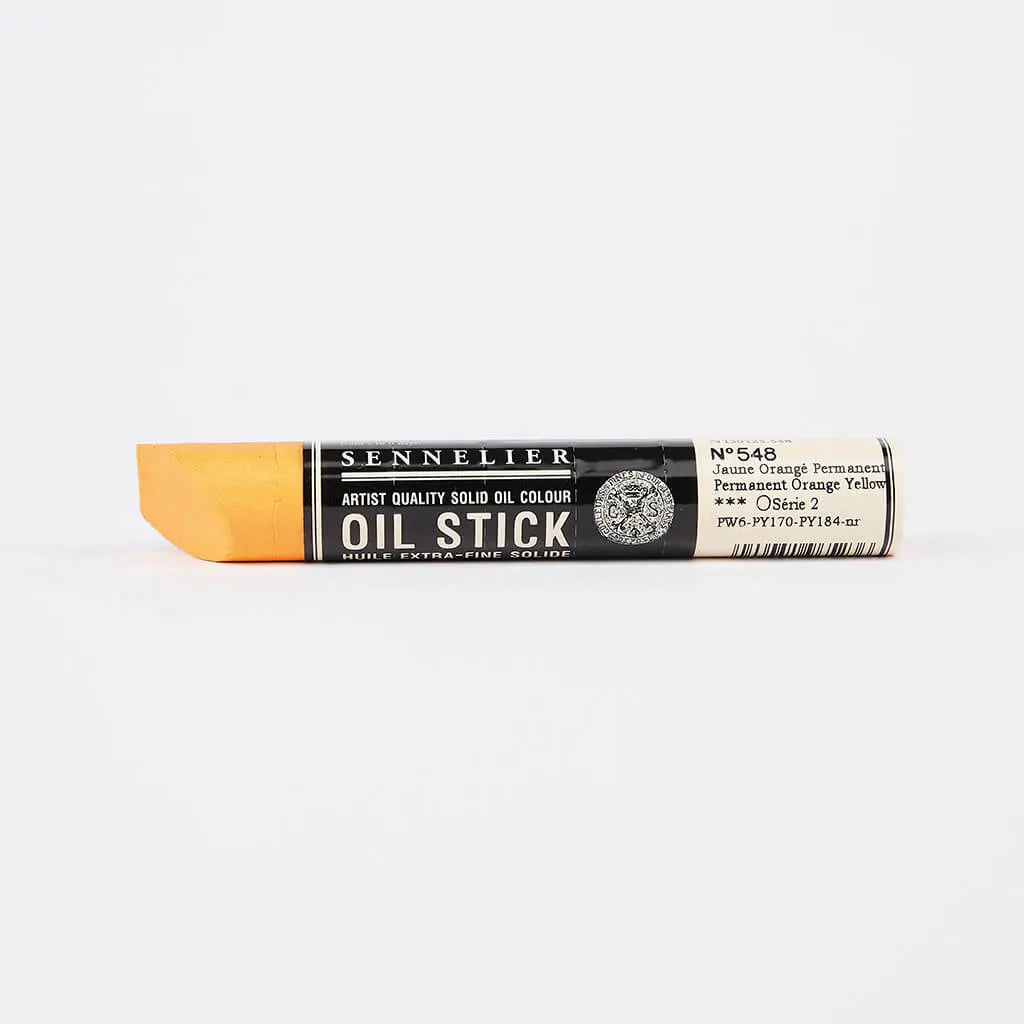 Sennelier Artist Oil Stick 38ml S2, Permanent Orange Yellow