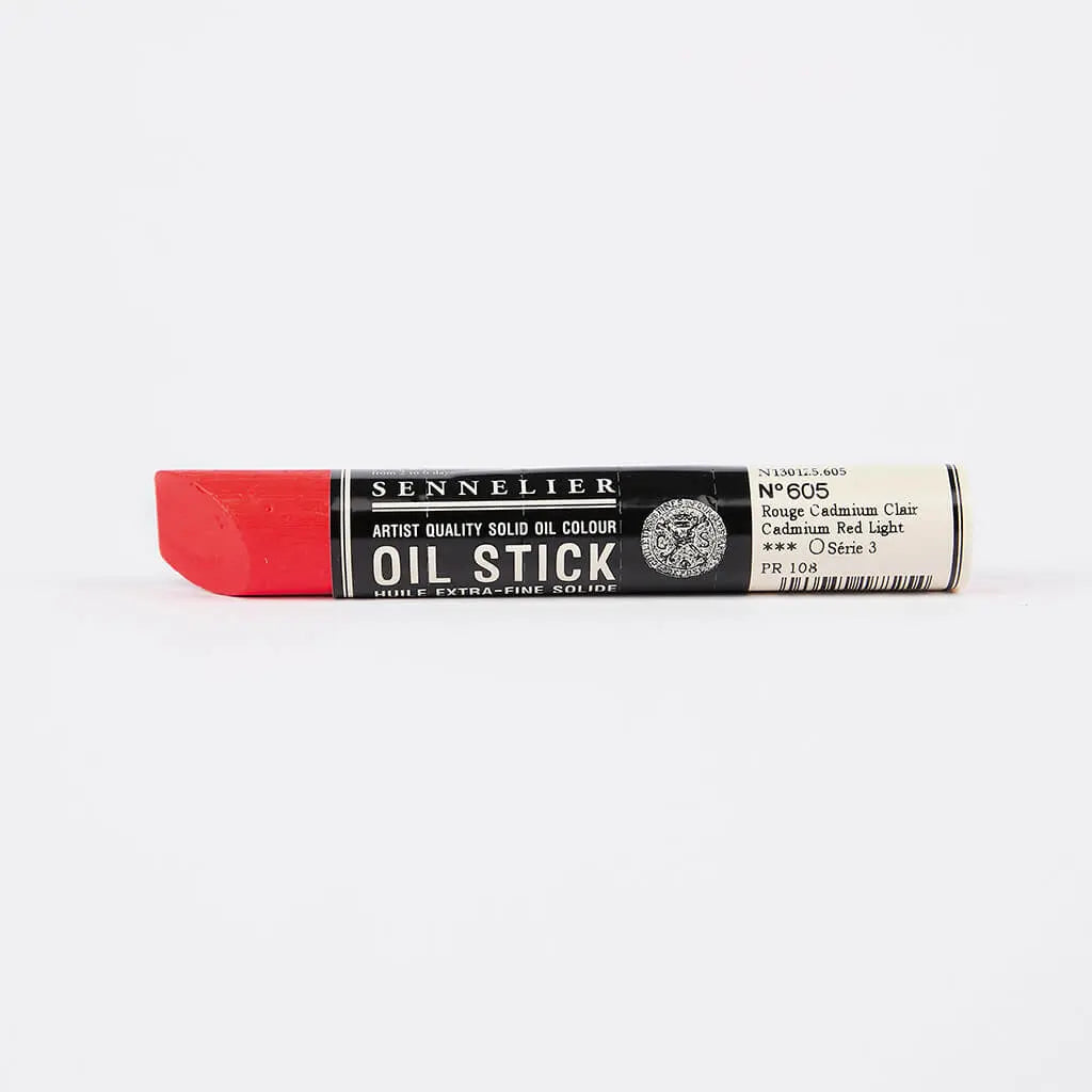 Sennelier Artist Oil Stick 38ml S3, Cadmium Red Light