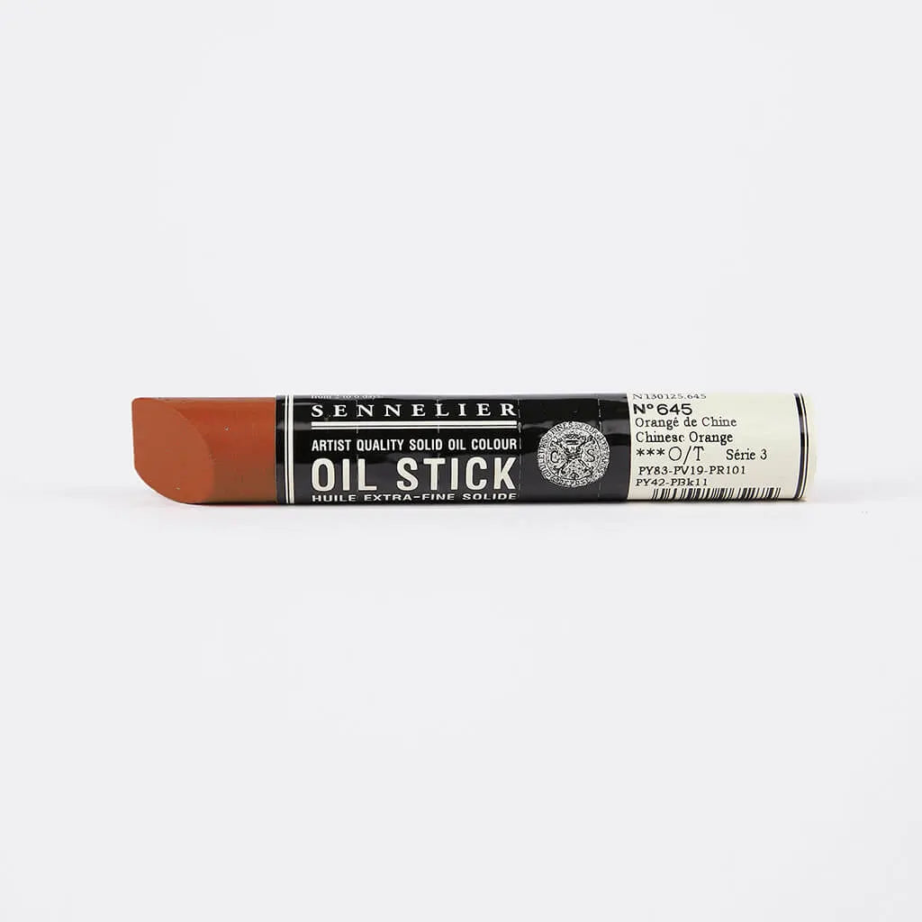 Sennelier Artist Oil Stick 38ml S3, Chinese Orange