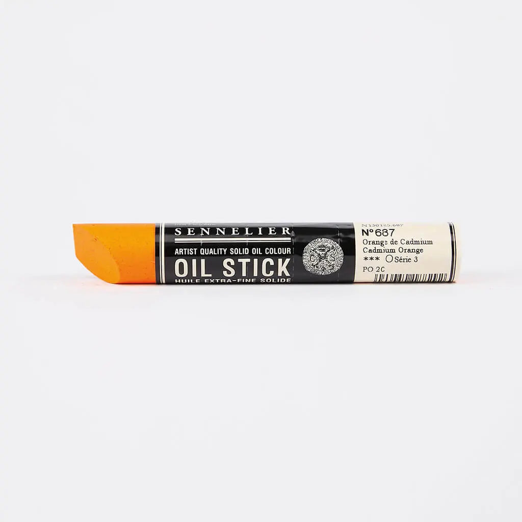 Sennelier Artist Oil Stick 38ml S3, Cadmium Orange
