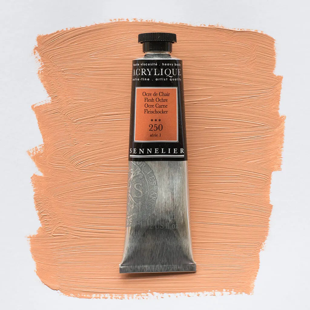 Sennelier Extra-Fine Acrylic Tube 60ml S1, Rose Ochre Light