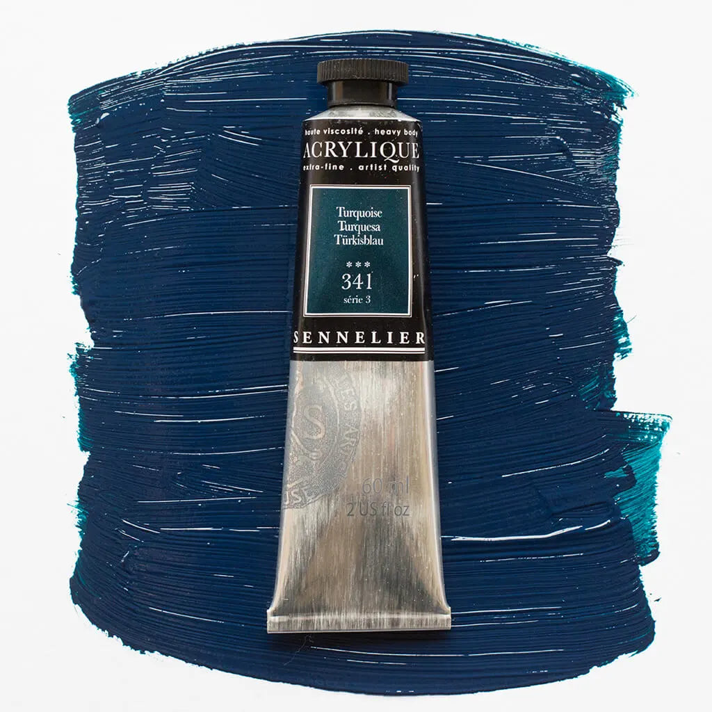 Sennelier Extra-Fine Acrylic Tube 60ml S3, Turqoise