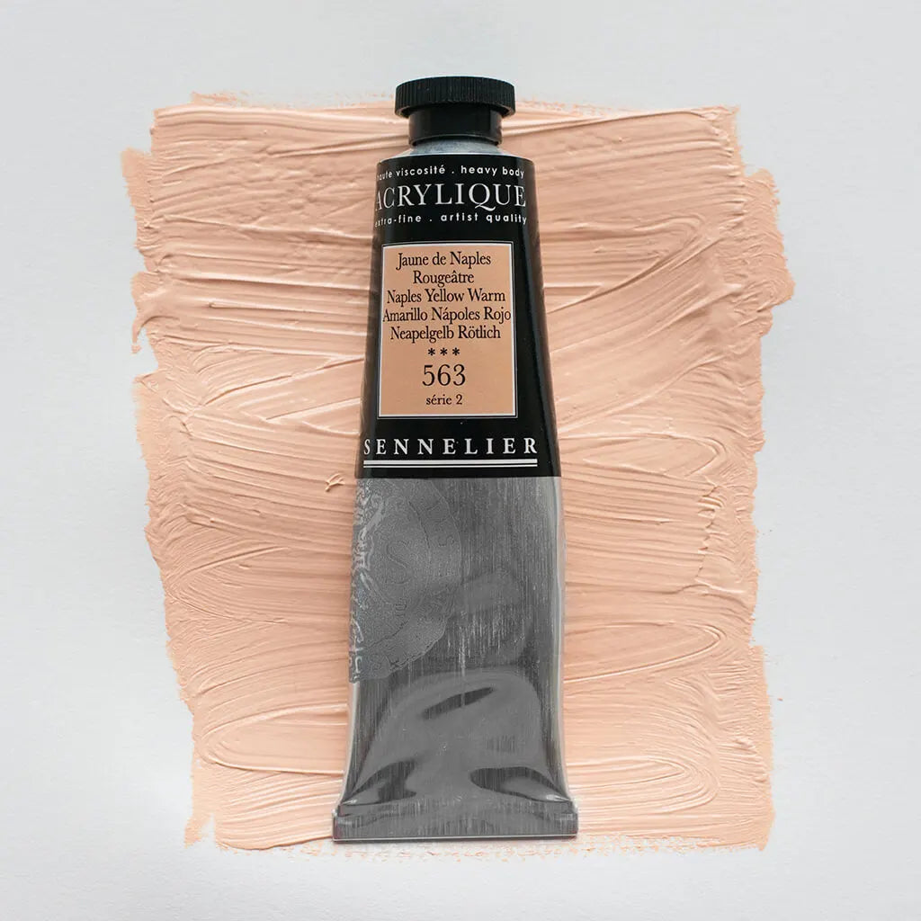 Sennelier Extra-Fine Acrylic Tube 60ml S2, Naples Yellow Warm