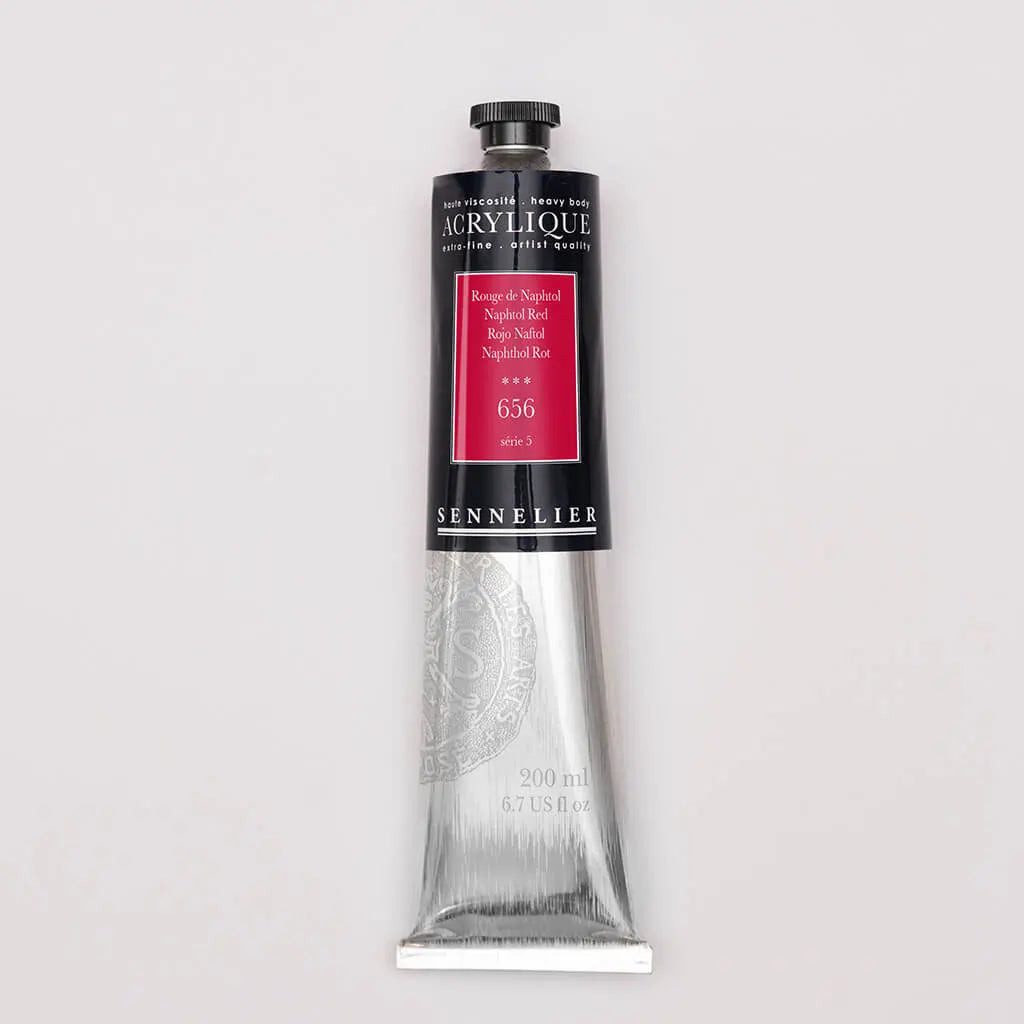Sennelier Extra-Fine Acrylic Tube 200ml S5, Naphthol Red