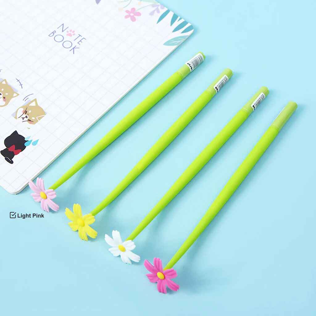 Cosmos Flower Wiggle Gel Pen