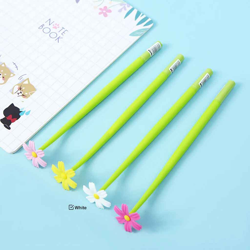 Cosmos Flower Wiggle Gel Pen