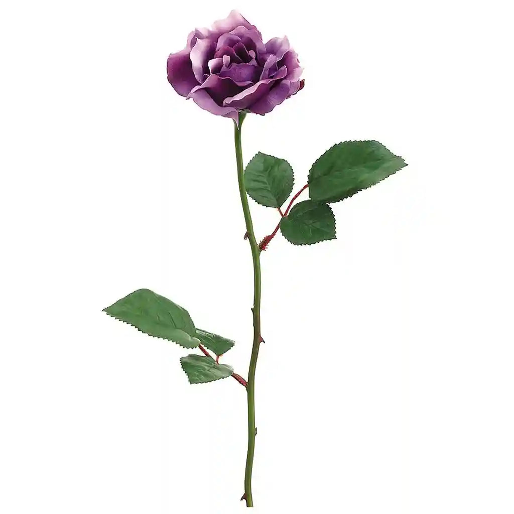 Single Medium Rose Spray, 23in