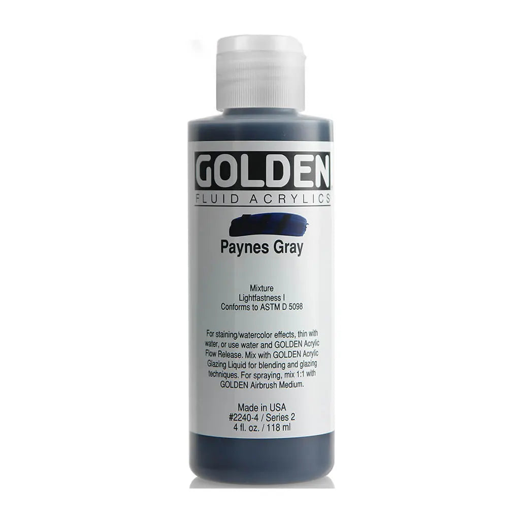 Golden Fluid Acrylic 4oz Payne's Gray S2