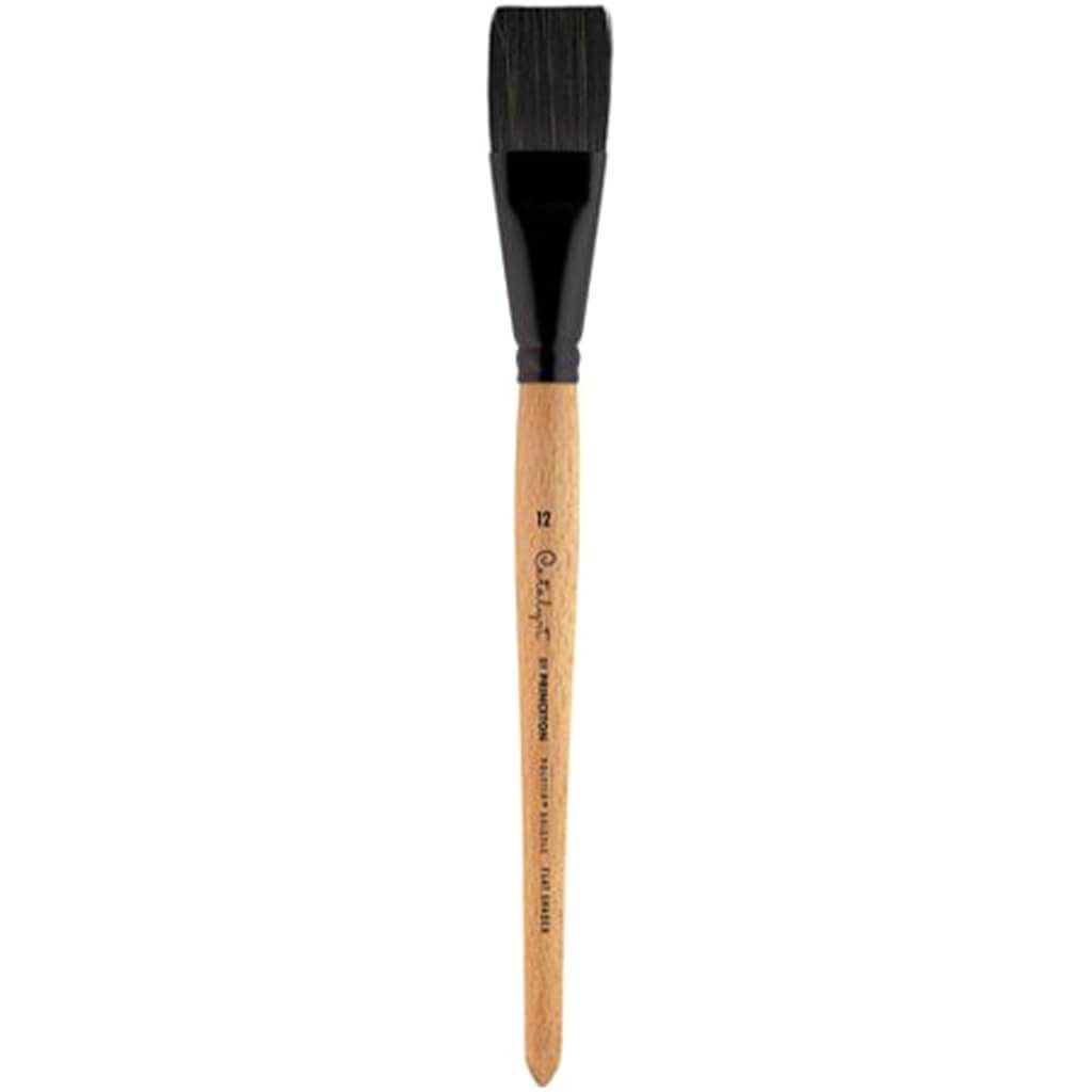 Princeton Catalyst Polytip Short Handle Bristle Brushes Flat Shader