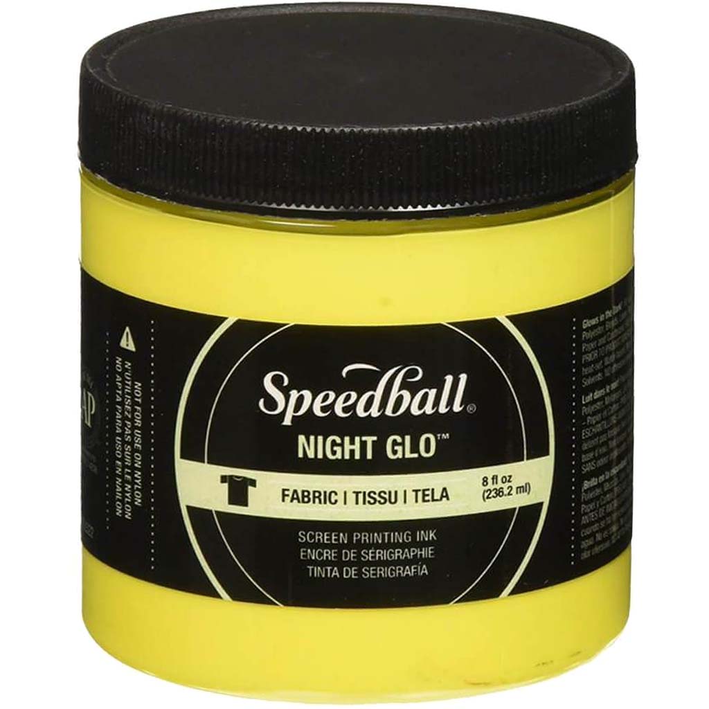 Speedball Night Glo Fabric Screen Printing Ink 8oz