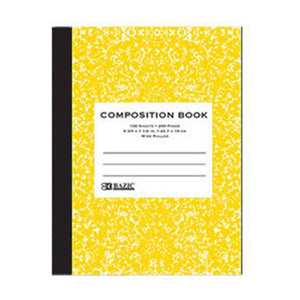 Premium Marble Wide Ruled 100 Sheet Composition Book