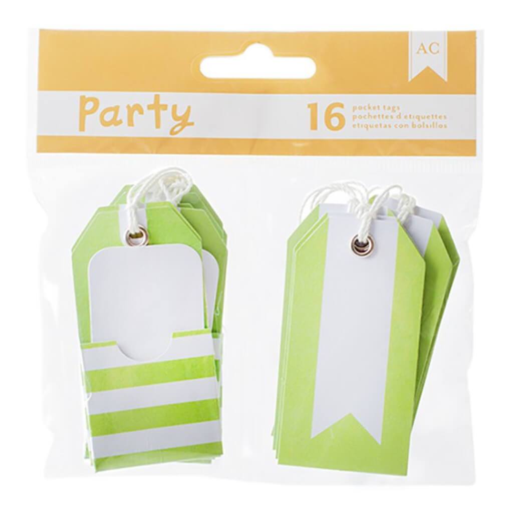 DIY PARTY TAG PACK 16 PIECES