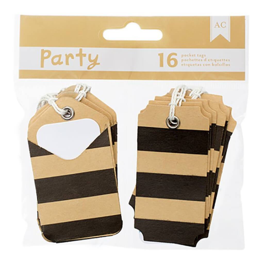 DIY PARTY TAG PACK 16 PIECES