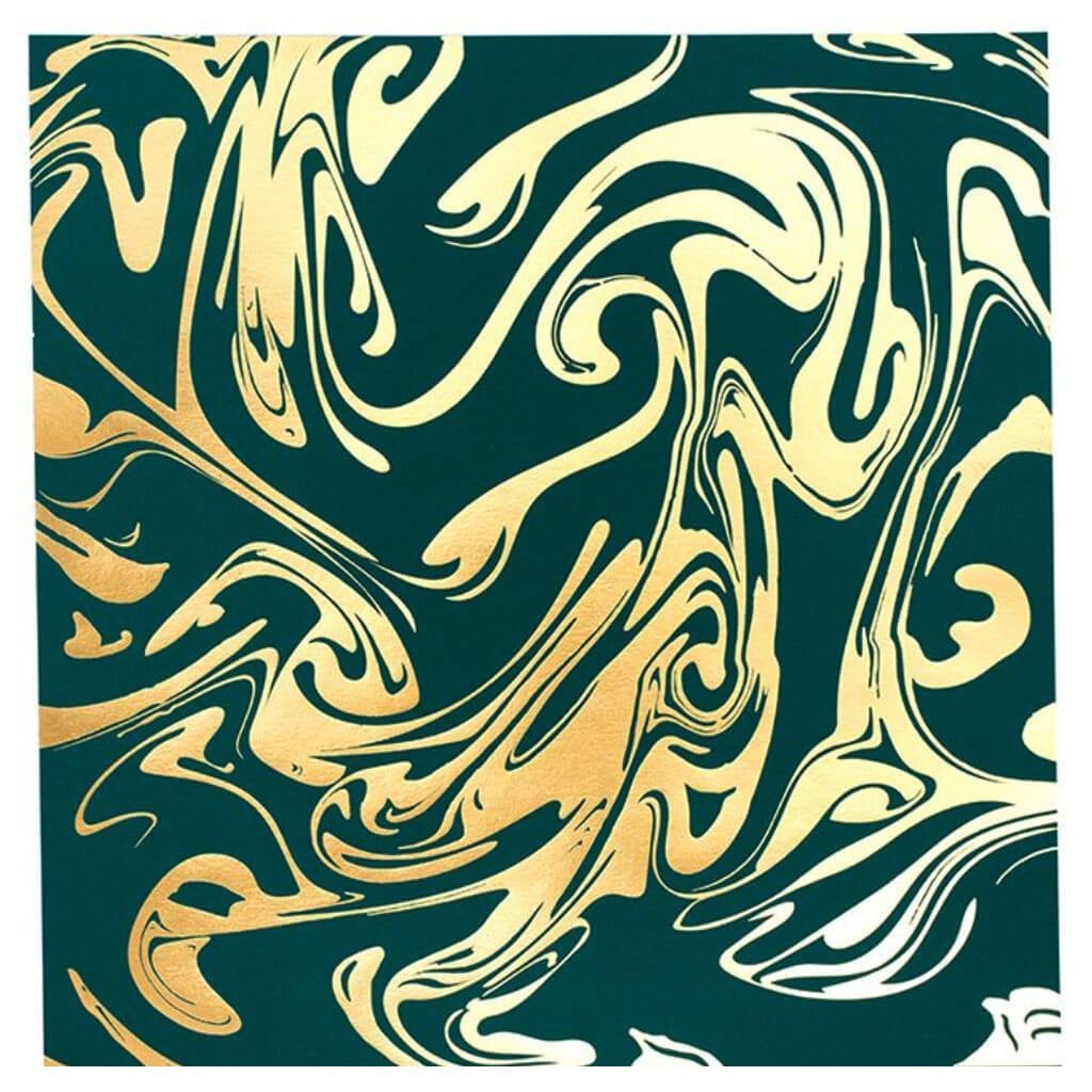 Bazzill Foiled Marble Pattern Cardstock 12in x 12in