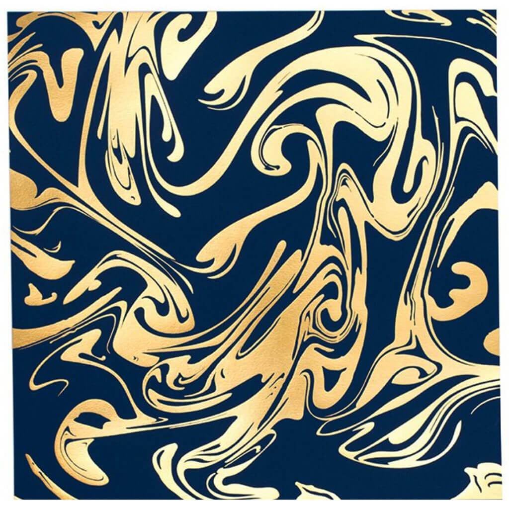 Bazzill Foiled Marble Pattern Cardstock 12in x 12in