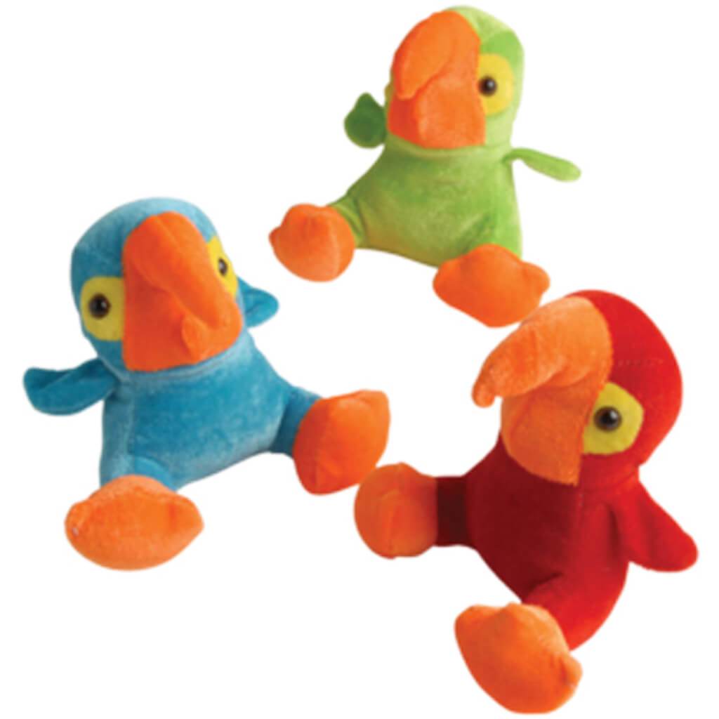 Bright Parrots Plush