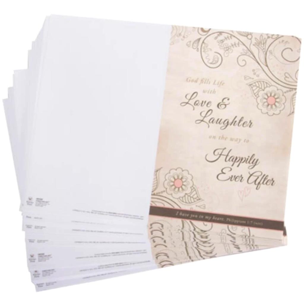 Wedding Programs: Happily Ever After Theme 100 pieces