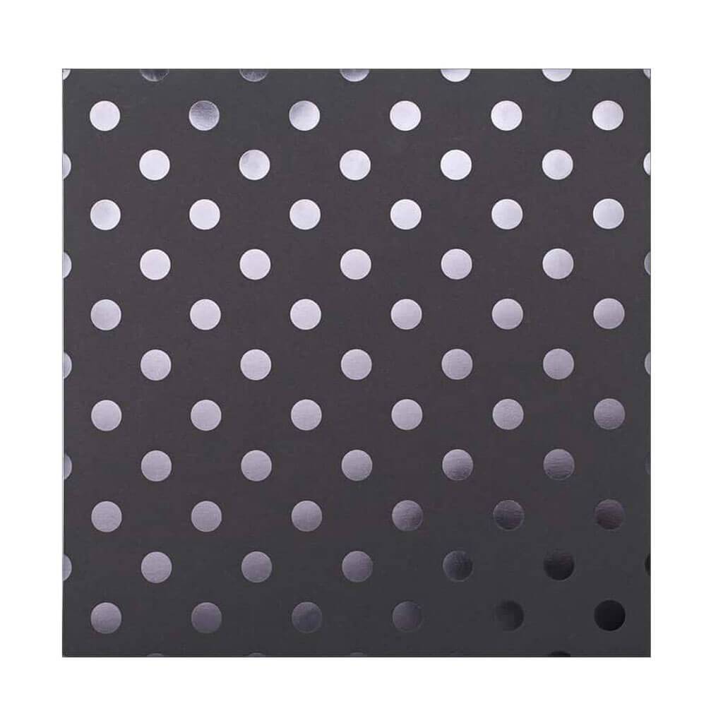 Bazzill Foil Dot Tone On Tone Cardstock Paper 12in x 12in