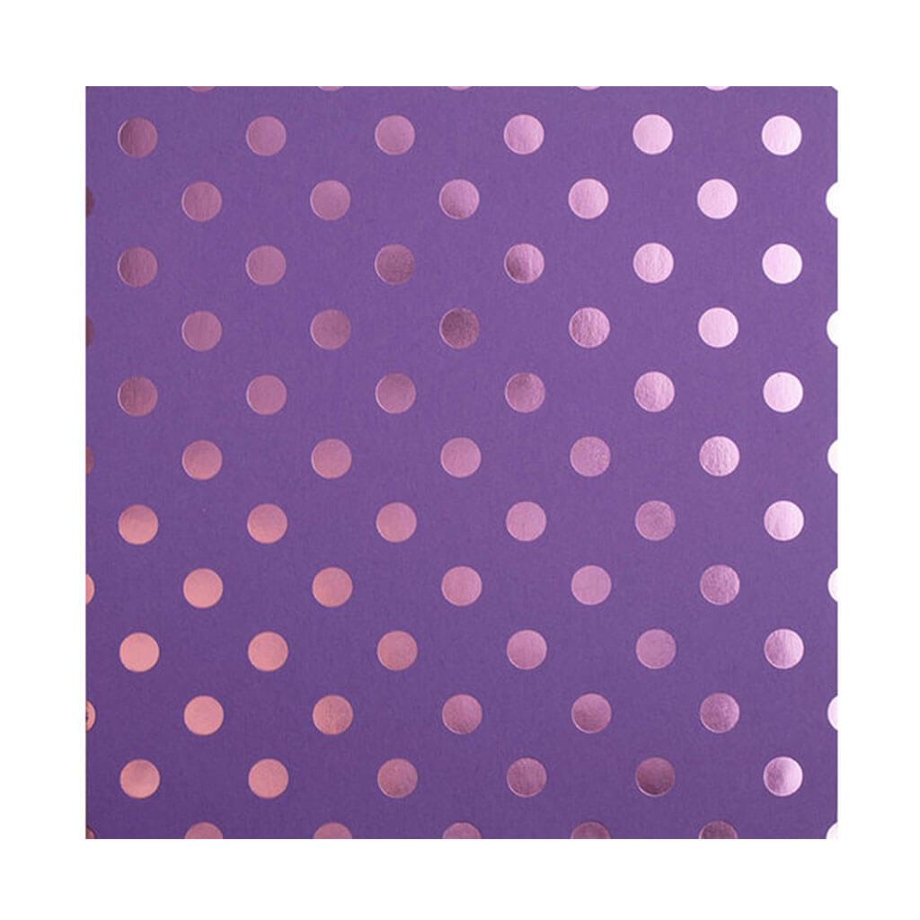 Bazzill Foil Dot Tone On Tone Cardstock Paper 12in x 12in