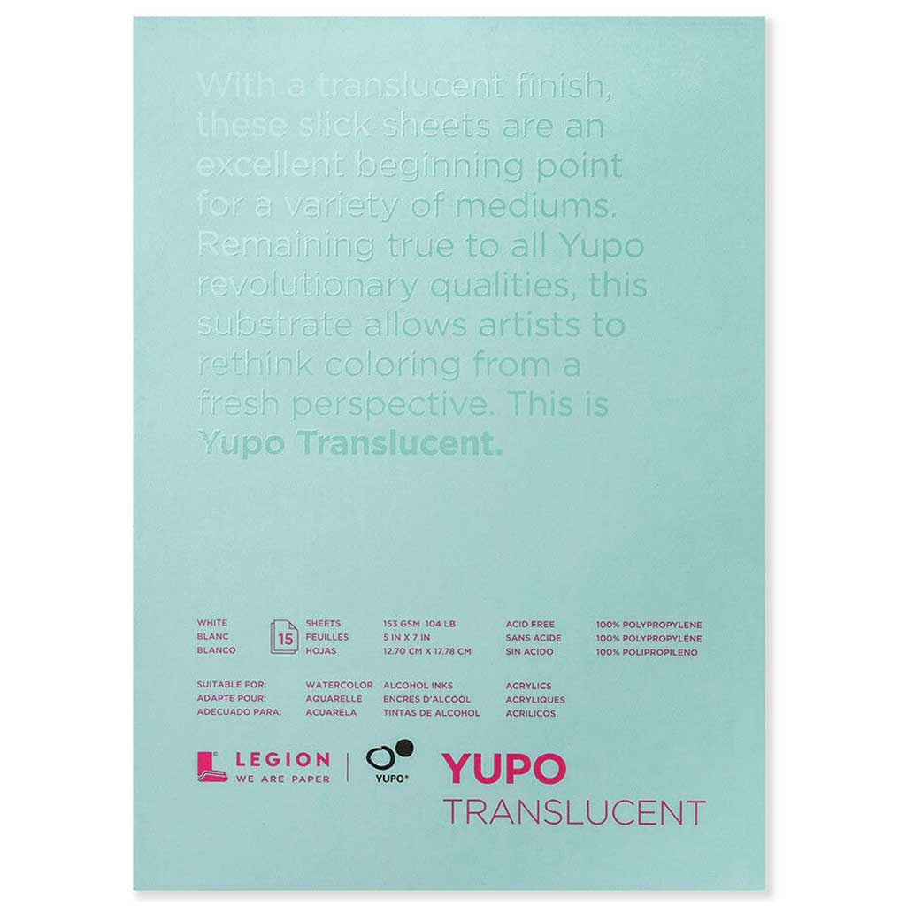 Yupo Translucent Pads 15sheets