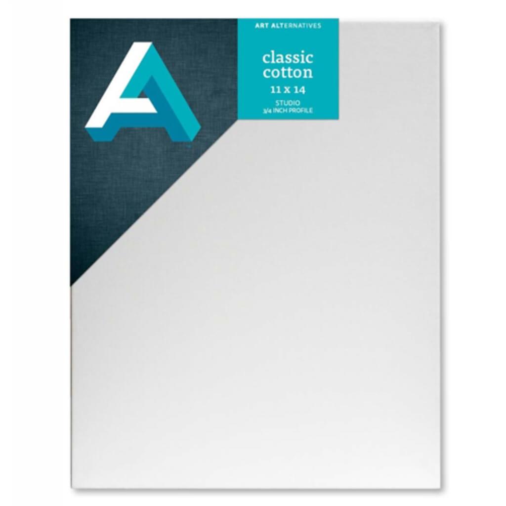 Classic Cotton Stretched Studio Canvas 3/4" Profile
