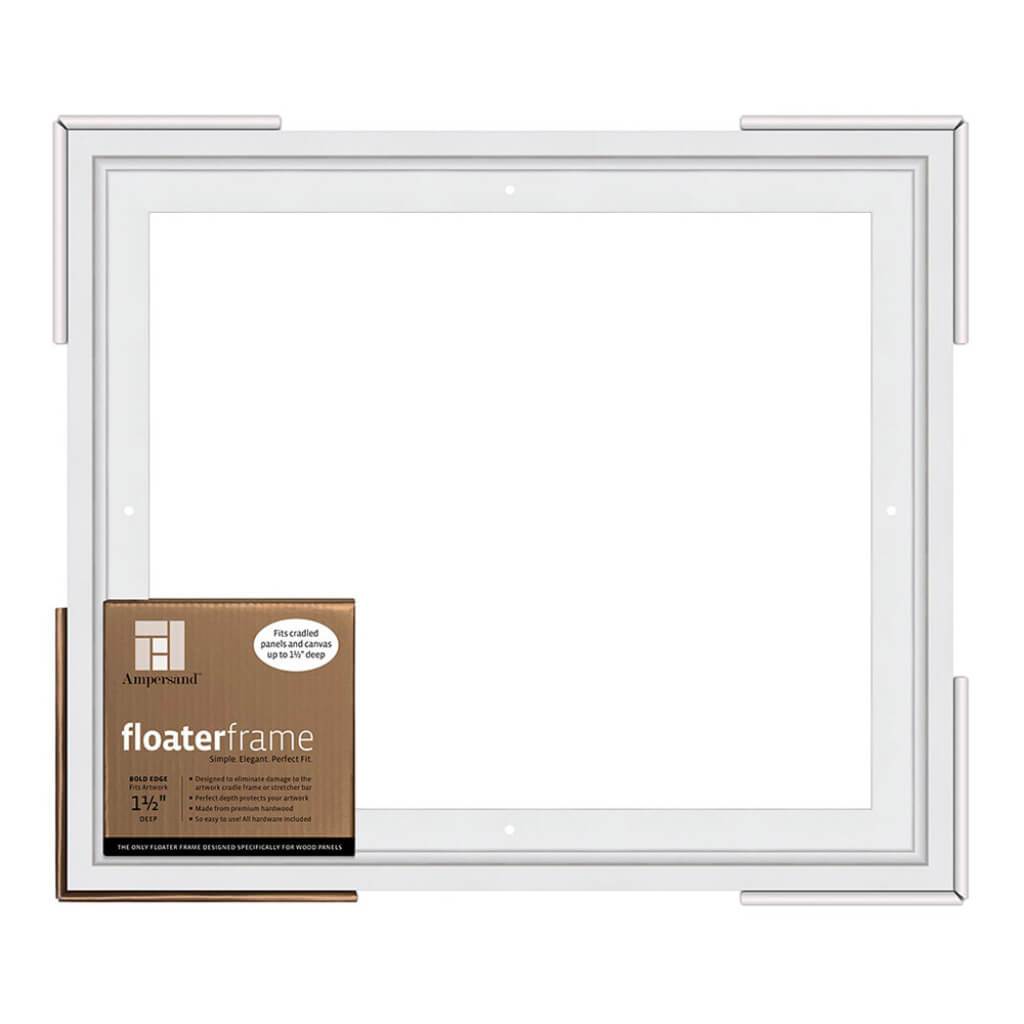 Floaterframes Bold Edge (3/8" Face) 1-7/8" Frame Profile for 1-1/2" Deep Artwork