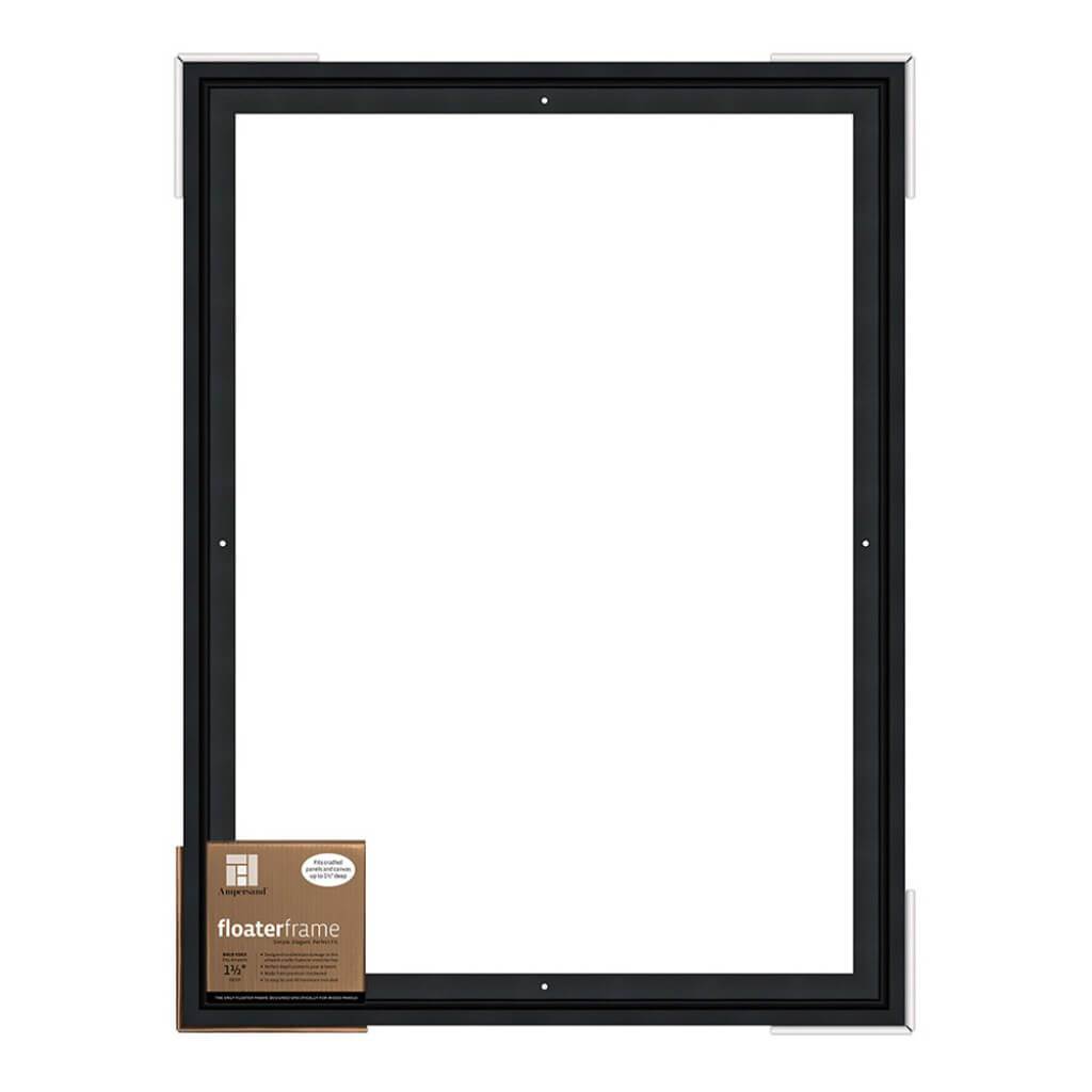 Floaterframes Bold Edge (3/8" Face) 1-7/8" Frame Profile for 1-1/2" Deep Artwork