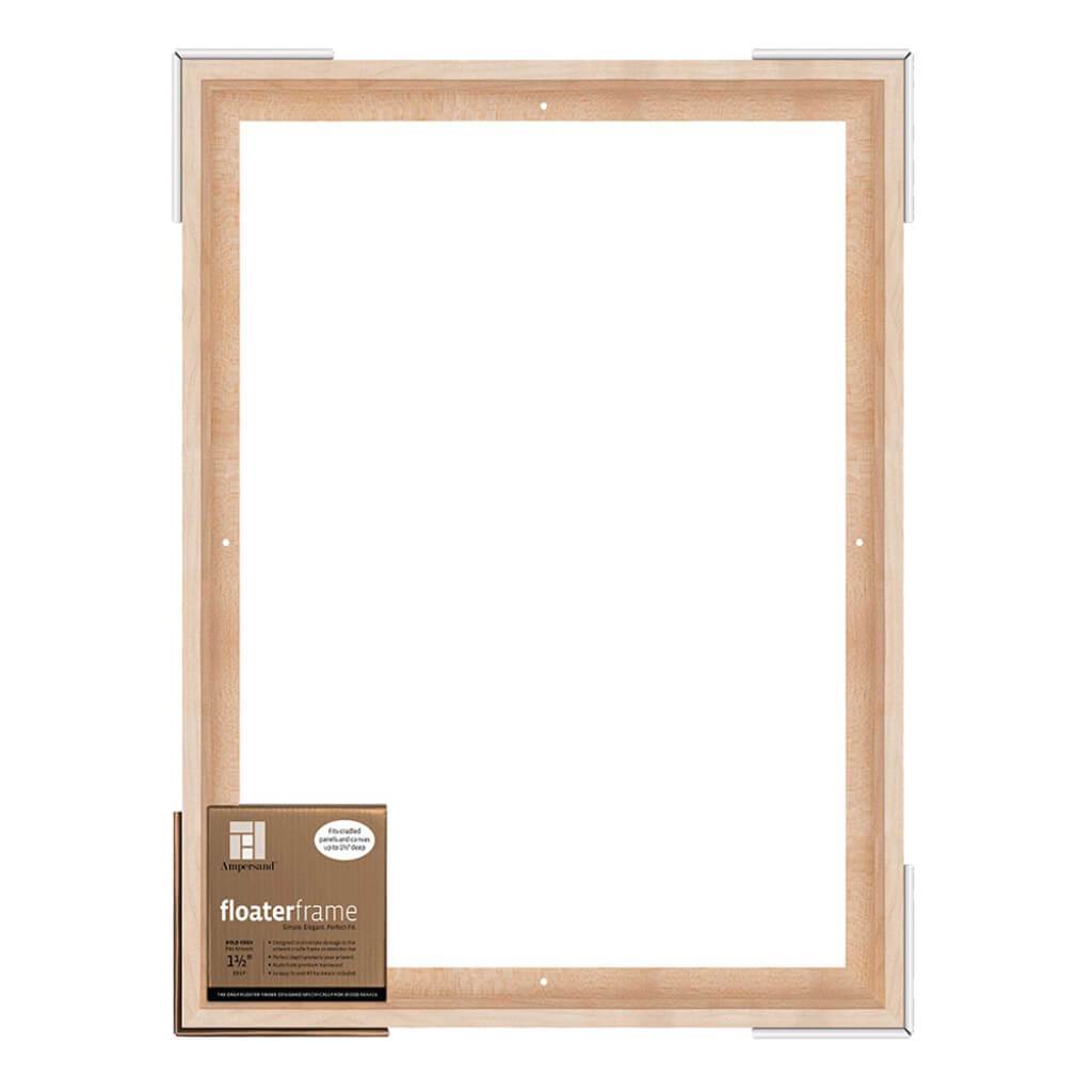 Floaterframes Bold Edge (3/8" Face) 1-7/8" Frame Profile for 1-1/2" Deep Artwork