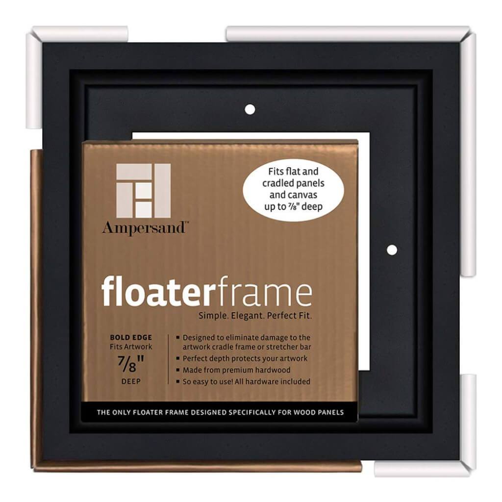 Floaterframes Bold Edge (3/8" Face) 1-7/8" Frame Profile for 7/8" Deep Artwork