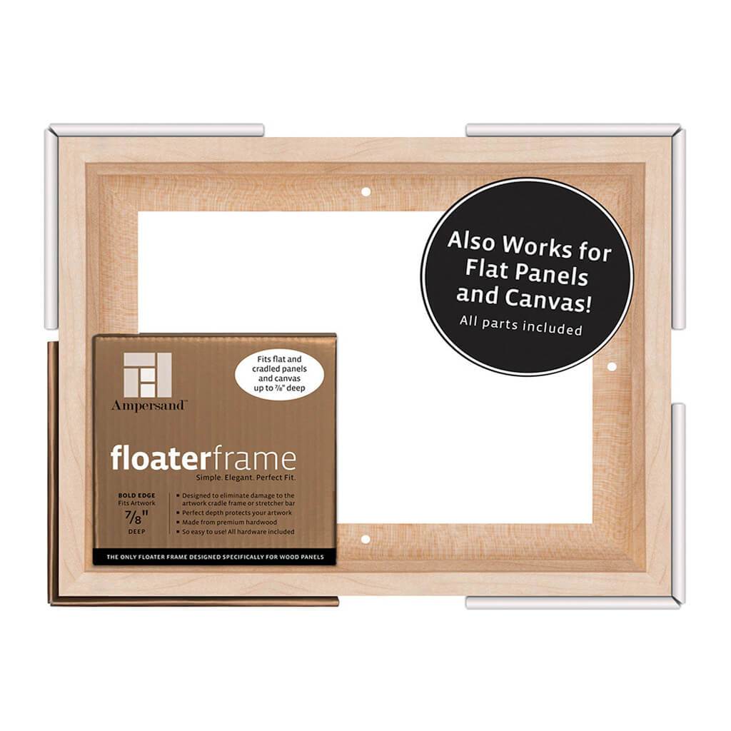 Floaterframes Bold Edge (3/8" Face) 1-7/8" Frame Profile for 7/8" Deep Artwork