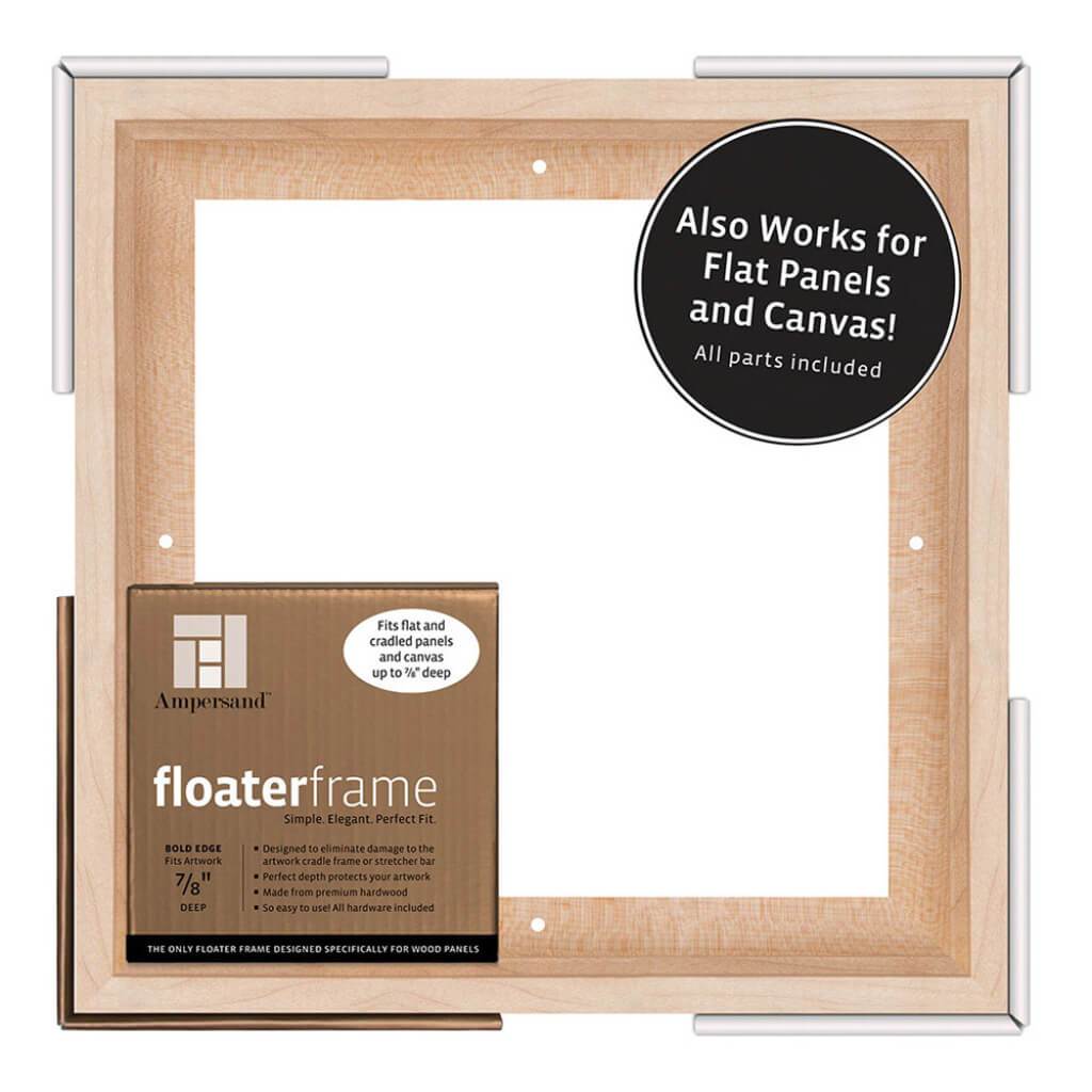 Floaterframes Bold Edge (3/8" Face) 1-7/8" Frame Profile for 7/8" Deep Artwork