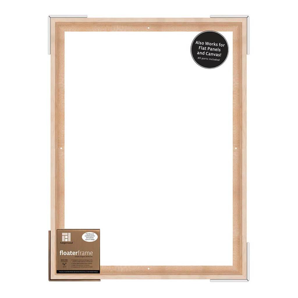 Floaterframes Bold Edge (3/8" Face) 1-7/8" Frame Profile for 7/8" Deep Artwork