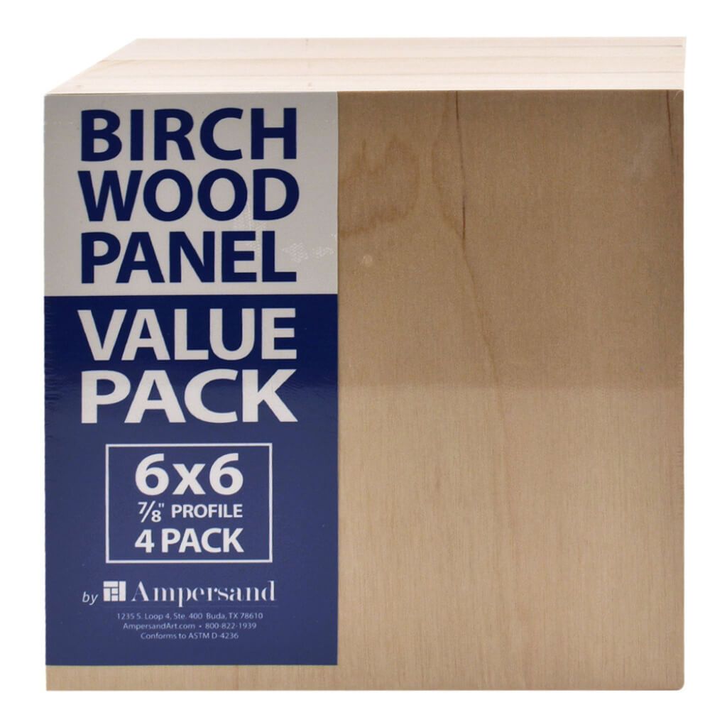 Birch Wood Panel 7/8" Value Packs