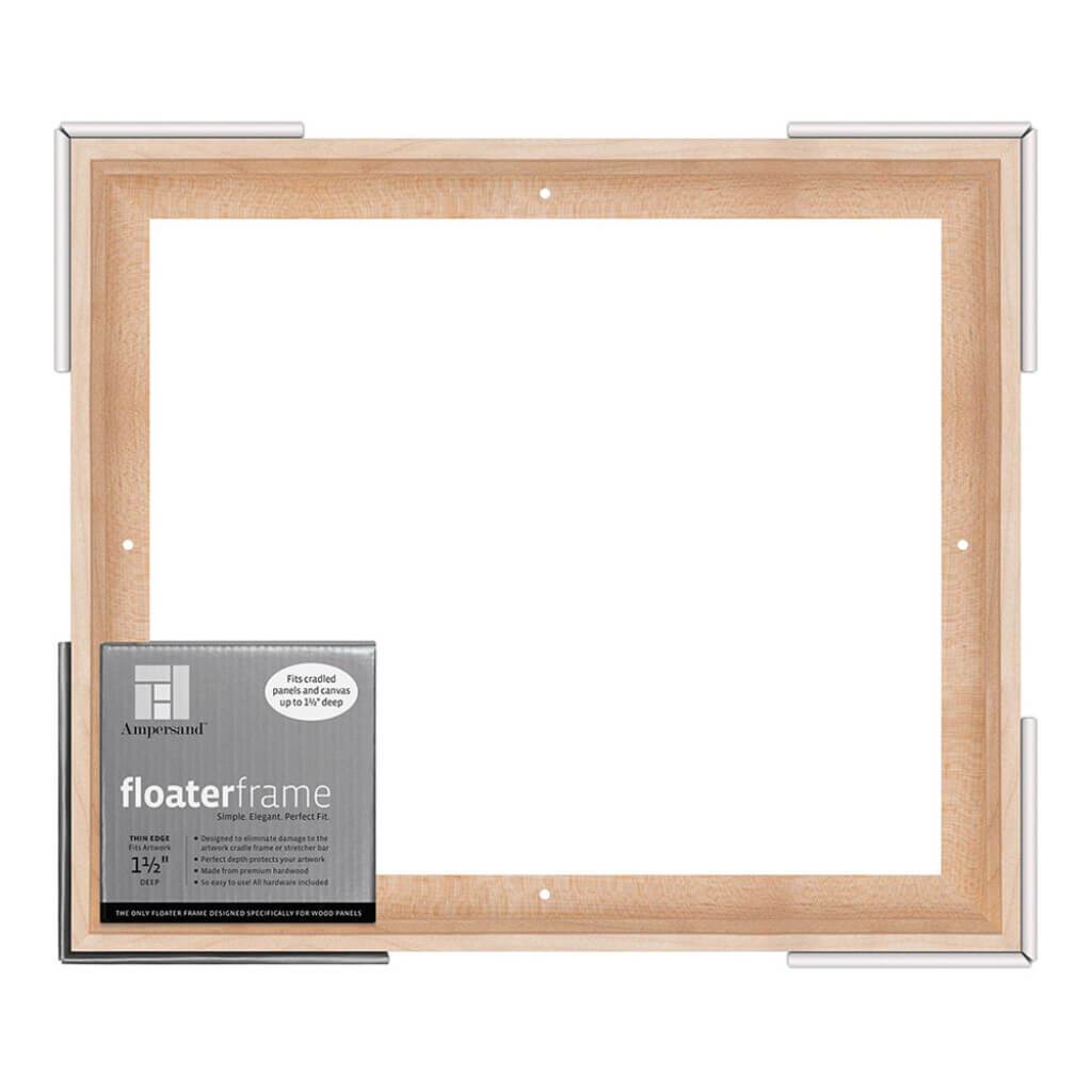 Floaterframes Thin Edge (1/4" Face) 1-7/8" Frame Profile for 1-1/2" Deep Artwork