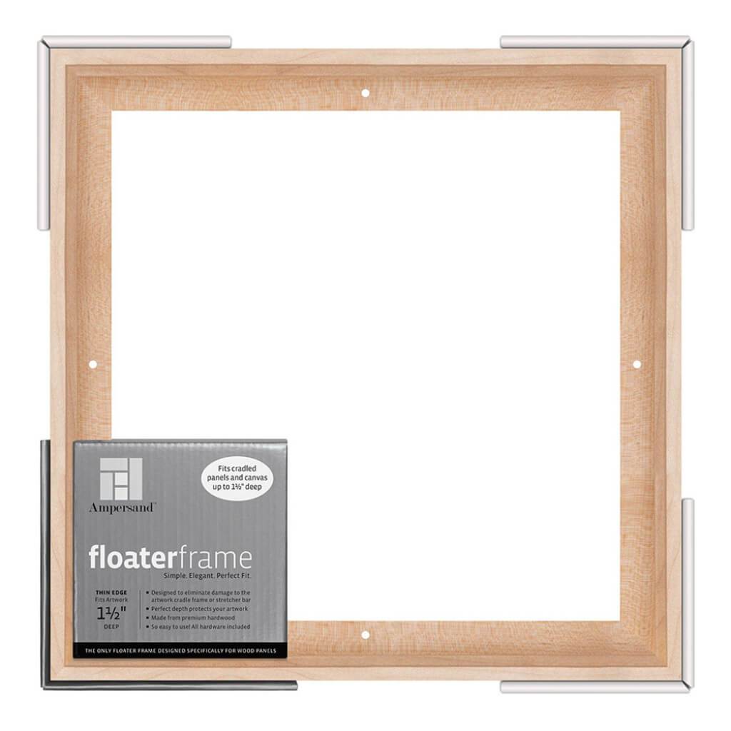 Floaterframes Thin Edge (1/4" Face) 1-7/8" Frame Profile for 1-1/2" Deep Artwork