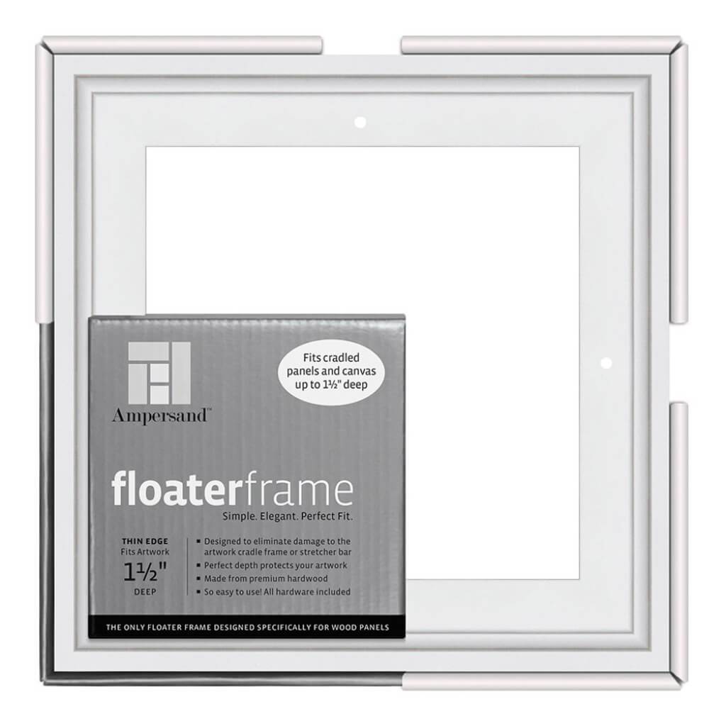 Floaterframes Thin Edge (1/4" Face) 1-7/8" Frame Profile for 1-1/2" Deep Artwork
