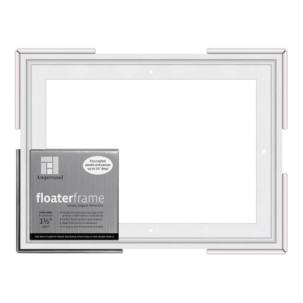 Floaterframes Thin Edge (1/4" Face) 1-7/8" Frame Profile for 1-1/2" Deep Artwork