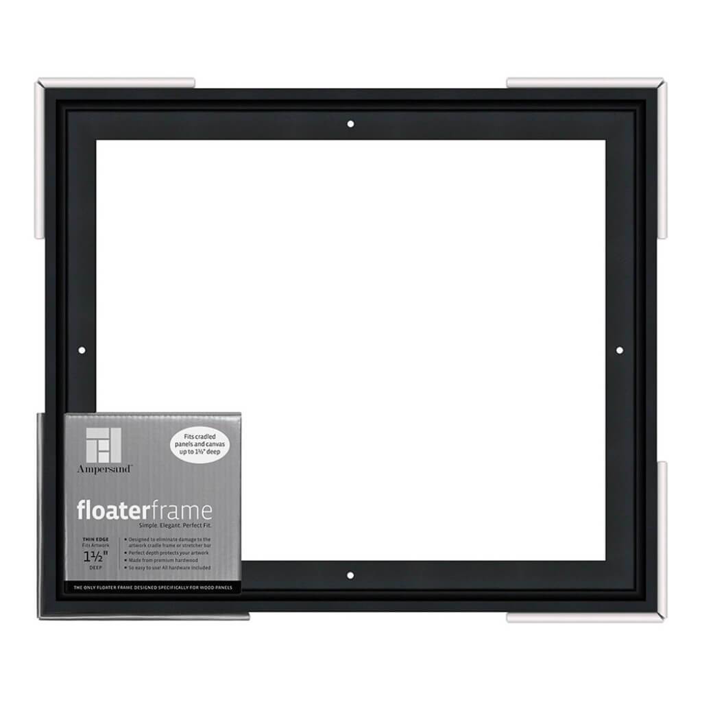 Floaterframes Thin Edge (1/4" Face) 1-7/8" Frame Profile for 1-1/2" Deep Artwork
