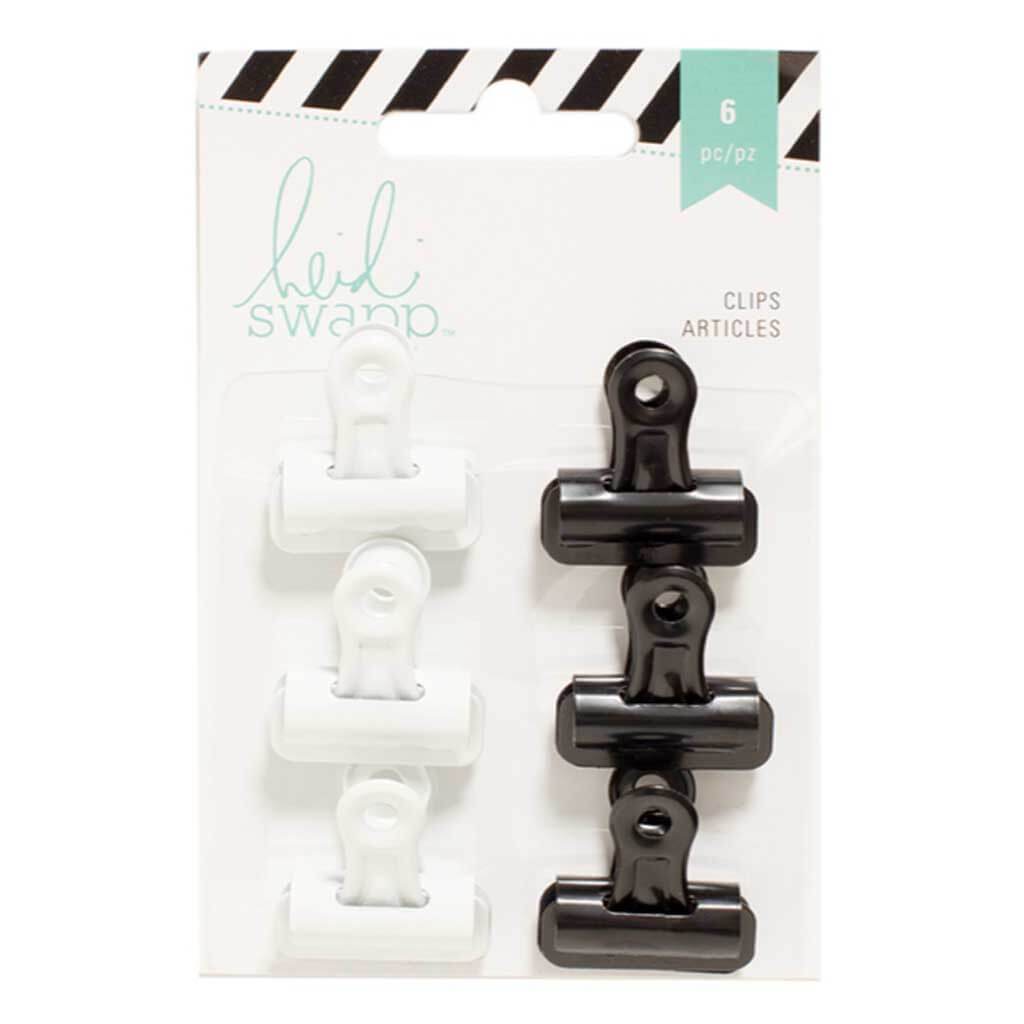 Heidi Swapp 1 Inch Bulldog Clips 6pcs/pk