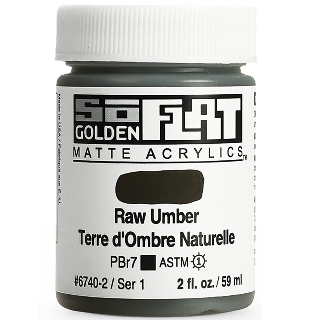 Golden SoFlat Matte Acrylic Paint 2oz