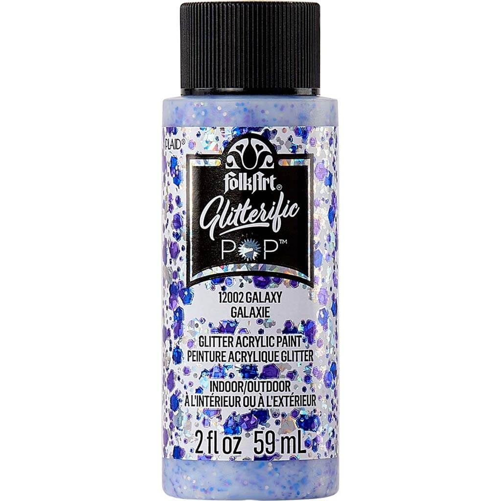 Folkart Glitterific Pop Acrylic Paint, 2oz