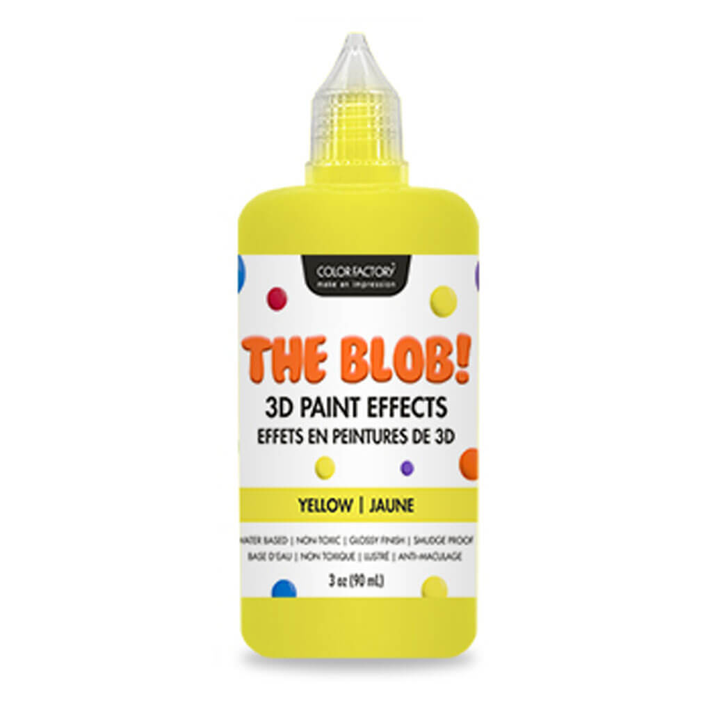 Color Factory: The Blob 3D Droplet Paint 3oz Primary