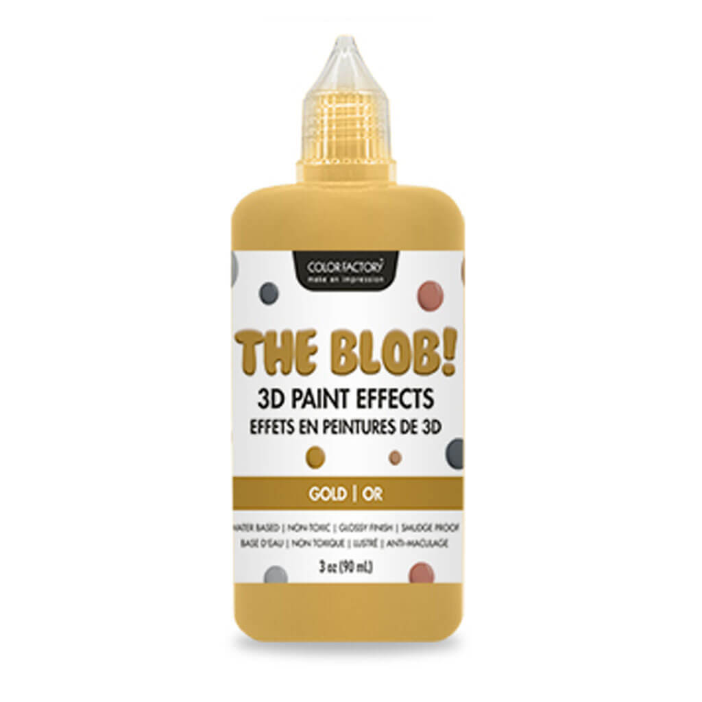 Color Factory: The Blob 3D Droplet Paint 3oz Metallic