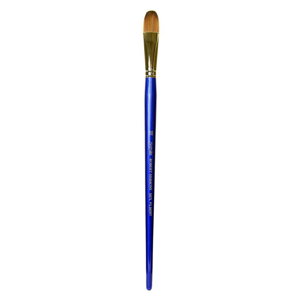 Sapphire Filberts Brushes Long Handle Series 67