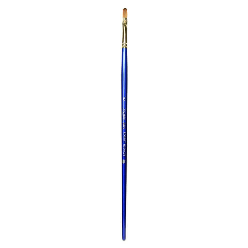 Sapphire Filberts Brushes Long Handle Series 67