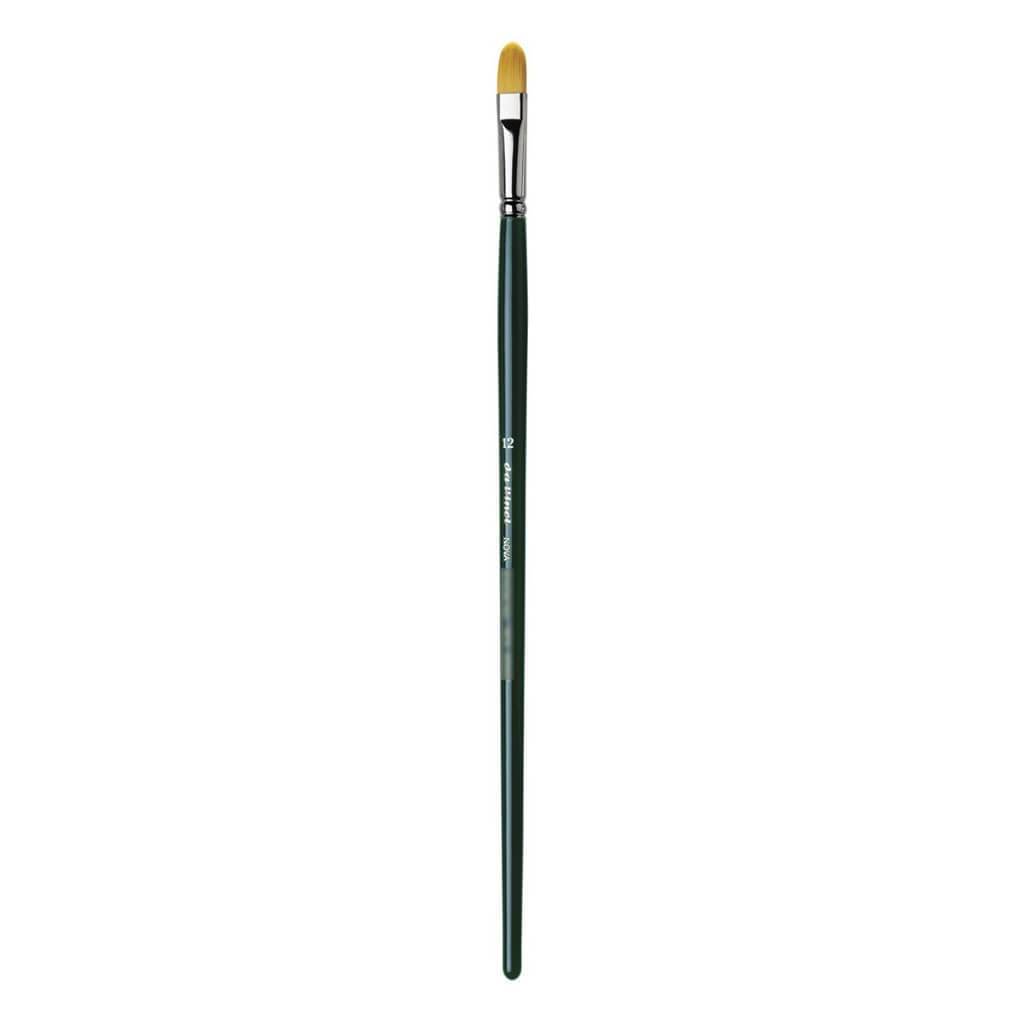 Nova Synthetic Long Handle Brushes, Filbert Shape