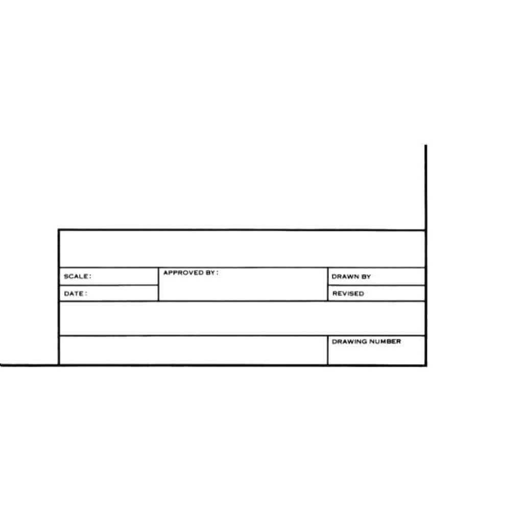 Tracing Paper with Title Block & Border 10 Sheet Pack