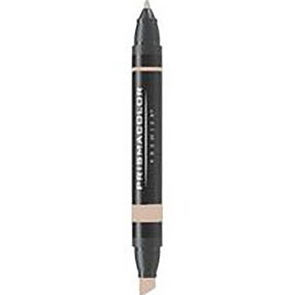 Prismacolor Premier Double-Ended Chisel Fine Markers Light Umber