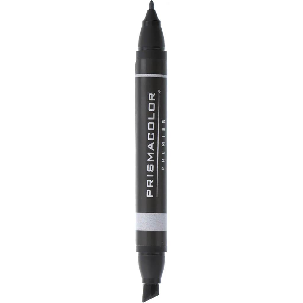 Prismacolor Premier Double-Ended Chisel Fine Markers Neutral Gray